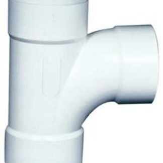 IPEX 040156 Pipe Tee Wye, 4 in, Hub, PVC