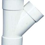 IPEX 040304 Pipe Wye, 4 in, Hub, PVC