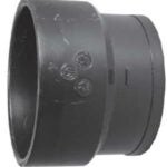 IPEX 027524 Pipe Adapter, 4 in, Spigot x Hub, ABS, SCH 40 Schedule