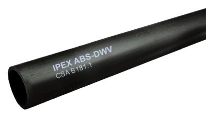 IPEX 009112 Pipe, 1-1/4 in, 12 ft L, SCH 40 Schedule, ABS