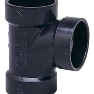 IPEX 027064 Sanitary Pipe Tee, 4 x 2 in, Hub, ABS, SCH 40 Schedule