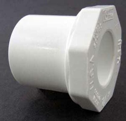 Xirtec 140 435656 Reducing Bushing, 1-1/2 x 1-1/4 in, Spigot x Socket, White, SCH 40 Schedule, 150 psi Pressure