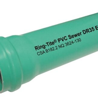 IPEX 39207 Sewer and Drain Pipe, 4 in, 4 m L, Green