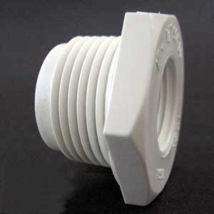 Xirtec 140 435709 Reducing Bushing, 1-1/2 x 1-1/4 in, MPT x FPT, White, SCH 40 Schedule, 150 psi Pressure