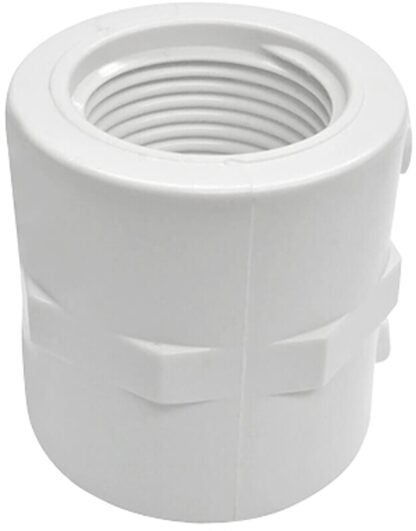 Xirtec 140 435467 Pipe Coupling, 3/4 in, FPT, White, SCH 40 Schedule, 480 psi Pressure