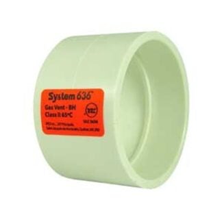 IPEX System 636 Series 296364 Reducing Coupling, 3 x 2 in, Hub, PVC, SCH 40 Schedule