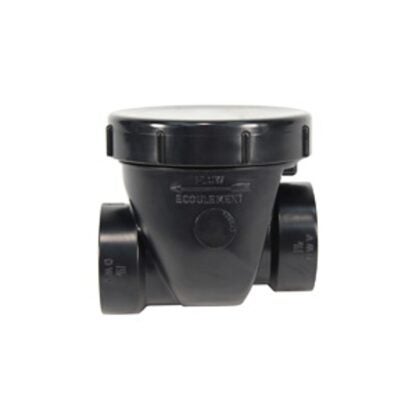 IPEX 17012 Back Water Valve, 4 in Connection