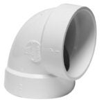 IPEX 201003 Pipe Elbow, 2 in, Socket, 90 deg Angle, PVC, White