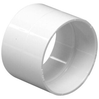 IPEX 201010 Coupling with Stop, 2 in, Socket, PVC, White