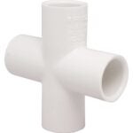 IPEX 435473 Pipe Cross, 1-1/2 in, PVC, SCH 40 Schedule