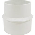 IPEX 040939 Extended Bushing, 6 x 4 in, Hub x Spigot, PVC