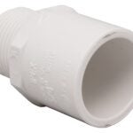 IPEX 435617 Pipe Adapter, 1 x 3/8 in, Male, PVC, SCH 40 Schedule