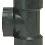 IPEX 027021 Straight Pipe Tee, 1-1/2 in, Hub, ABS