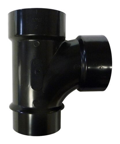 IPEX 027059 Sanitary Pipe Tee, 3 in, Hub x Spigot, ABS