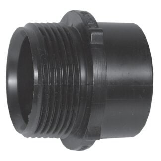 IPEX 027053 Trap Pipe Adapter, 2 in, Spigot x MPT, ABS, Black