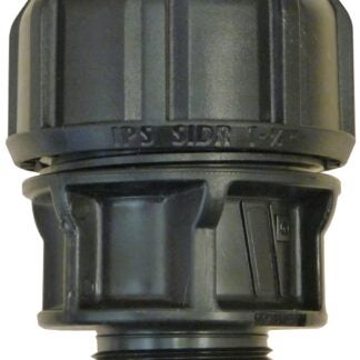 IPEX 358069 Pipe Adapter, 3/4 in, MPT, Polyethylene, 230 psi Pressure