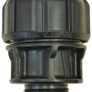 IPEX 358072 Pipe Adapter, 1 in, MPT, Polyethylene, 230 psi Pressure