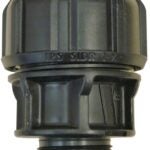 IPEX 358075 Pipe Adapter, 1-1/4 in, MPT, Polyethylene, 230 psi Pressure