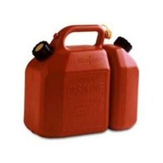 Scepter 03615 Combo Jerry Can, 2.25 L Capacity, Polyethylene, Red