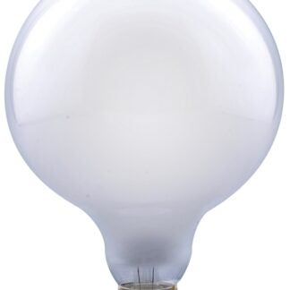 Sylvania 15793 Incandescent Lamp, 100 W, G40 Lamp, Medium E26 Lamp Base, 1050 Lumens, 2850 K Color Temp