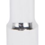 Vulcan MT6500663 Drive Socket, 9 mm Socket, 3/8 in Drive, 6-Point, Chrome Vanadium Steel, Chrome