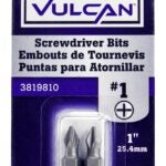 Vulcan 304572OR Screwdriver Bit, Hex Shank, S2 Chrome Molybdenum Steel