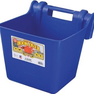 Little Giant HF15BLUE Hook Over Feeder, 15 qt Volume, Polyethylene, Blue