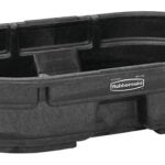 Rubbermaid FG424300BLA Stock Tank, 50 gal Capacity, Plastic, Black