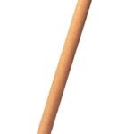 Rubbermaid FG636400LAC Broom Handle, 1-5/16 in Dia, 60 in L, Threaded, Wood, Brown