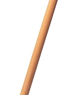 Rubbermaid FG636400LAC Broom Handle, 1-5/16 in Dia, 60 in L, Threaded, Wood, Brown