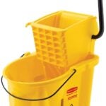 Rubbermaid FG748000YEL Mop Bucket and Wringer Combo, 26 qt Capacity, Plastic Bucket/Pail