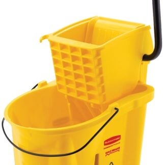 Rubbermaid FG748000YEL Mop Bucket and Wringer Combo, 26 qt Capacity, Plastic Bucket/Pail