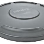 Brute FG260900GRAY Lid, 10 gal, Plastic, Gray, For: Brute #2610 10 gal Container