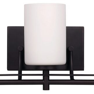 Canarm IVL363A03ORB Vanity Light, 100 W, 3-Lamp, A Lamp, Steel Fixture, Oil-Rubbed Bronze Fixture