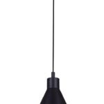 Canarm BYCK IPL1020A01BK Pendant Light, 120 V, 60 W, 1-Lamp, Type A Lamp, Metal Fixture, Black Fixture