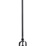 Canarm POLO Series IPL222B01BK Pendant Light, 100 W, 1-Lamp, Matte Black Fixture