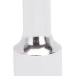 Vulcan MT6487800 Drive Socket, 4 mm Socket, 1/4 in Drive, 6-Point, Chrome Vanadium Steel, Chrome