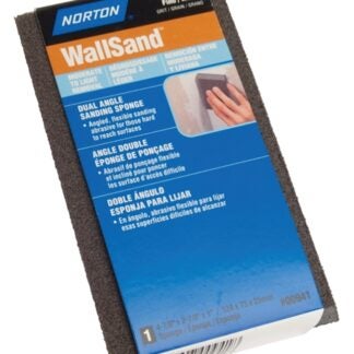 NORTON WallSand 00941 Sanding Sponge, 4-7/8 in L, 2-7/8 in W, Fine, Medium