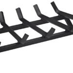 Simple Spaces LTFG-W27-X 27'' Fireplace Grate, 5-Bar, Steel/Wrought Iron