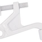 ProSource H20-B038-PS Heavy-Duty Hinge Pin Door Stop, 2-3/4 in Projection, Die-Cast Zinc & Plastic, White