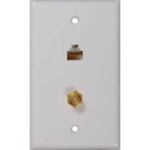 Voxx CTPH557 Series CTPH557R Wallplate, White