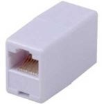 Voxx CTPH550R Insulating RJ45 Coupler, White