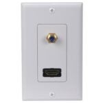 Voxx CDH202F Wallplate, 1-Gang