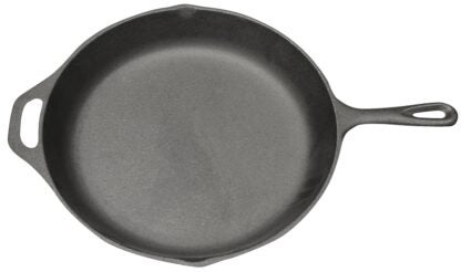 World Famous 1349 Base Camp Skillet, 14-1/2 in Dia, Cast Iron