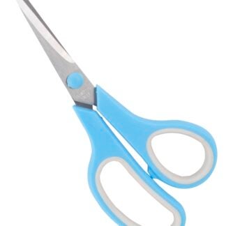 Vulcan JL-SR-07 Scissors, 7-1/2 in OAL, 2-1/4 in L Cut, Stainless Steel Blade, Blue/Gray Handle