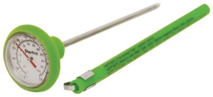 Starfrit 093807 003 0000 Thermometer, 0 to 220 deg F, Green Sells in Quantity of 3