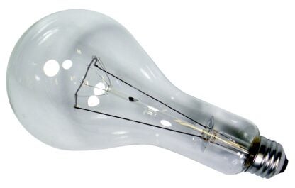 Sylvania 15742 Incandescent Lamp, 300 W, PS30 Lamp, Medium Lamp Base, 5870 Lumens, 2850 K Color Temp