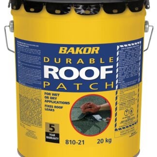 Henry BAKOR Series BK81021636 Wet/Dry Roofing Patch, Black, 5 gal Pail, Liquid