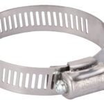 ProSource HCRAN24 Interlocked Hose Clamp, Stainless Steel, Stainless Steel Sells in Quantity of 10