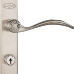 Larson QuickFit Series 20297817 Door Handleset, Metal, Brushed Nickel